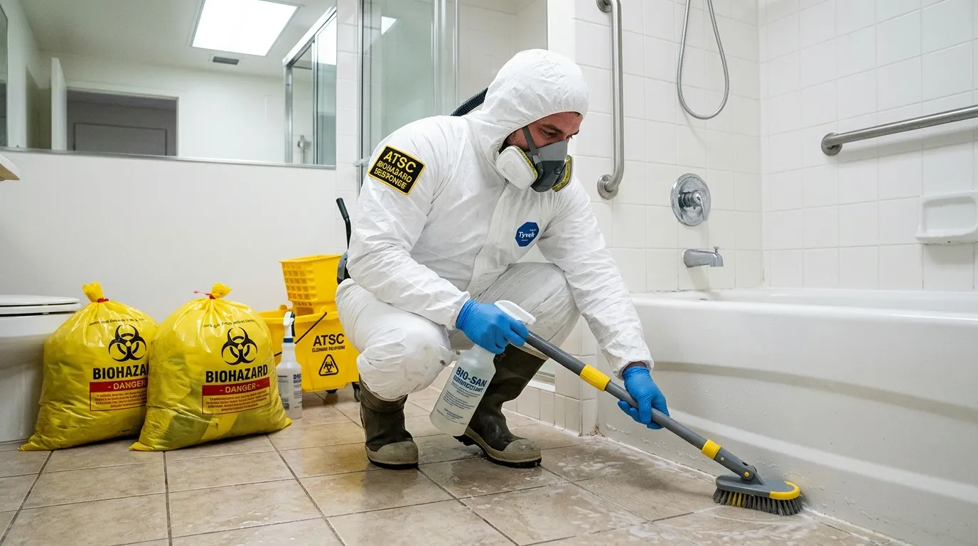 Decontamination equipment deployed for Blood Cleanup in Lewisburg